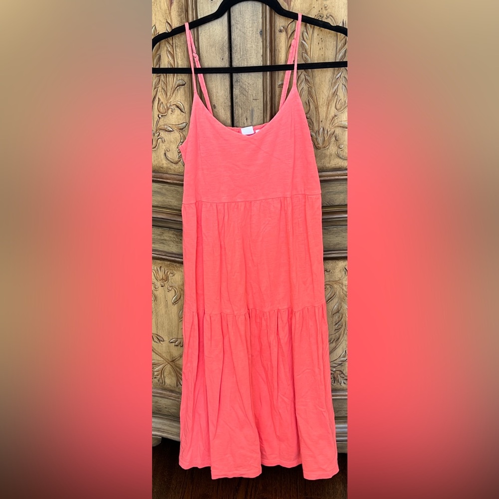 GAP Tiered Cami Midi Dress